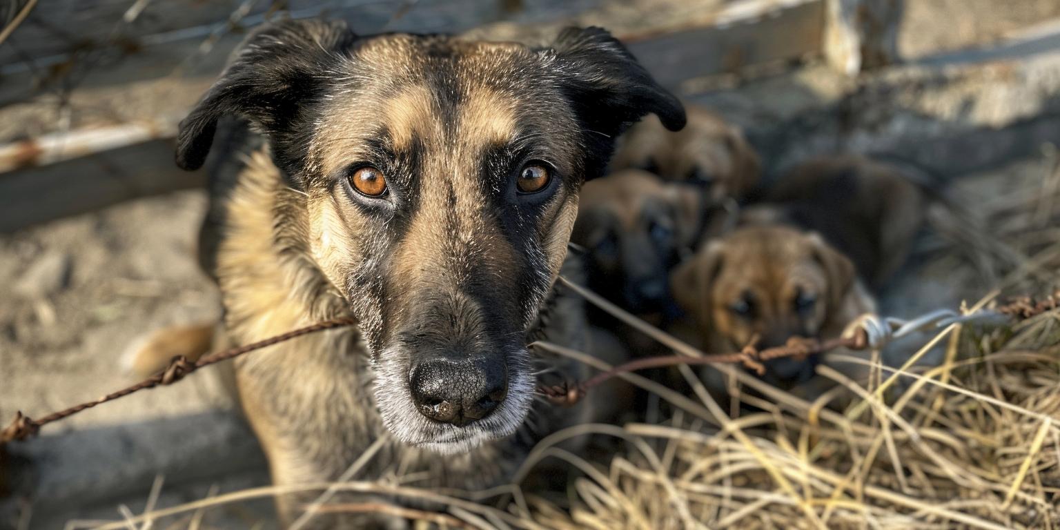 Rescue of a Lifetime: Abused Dog's Separation from Puppies Sparks ...