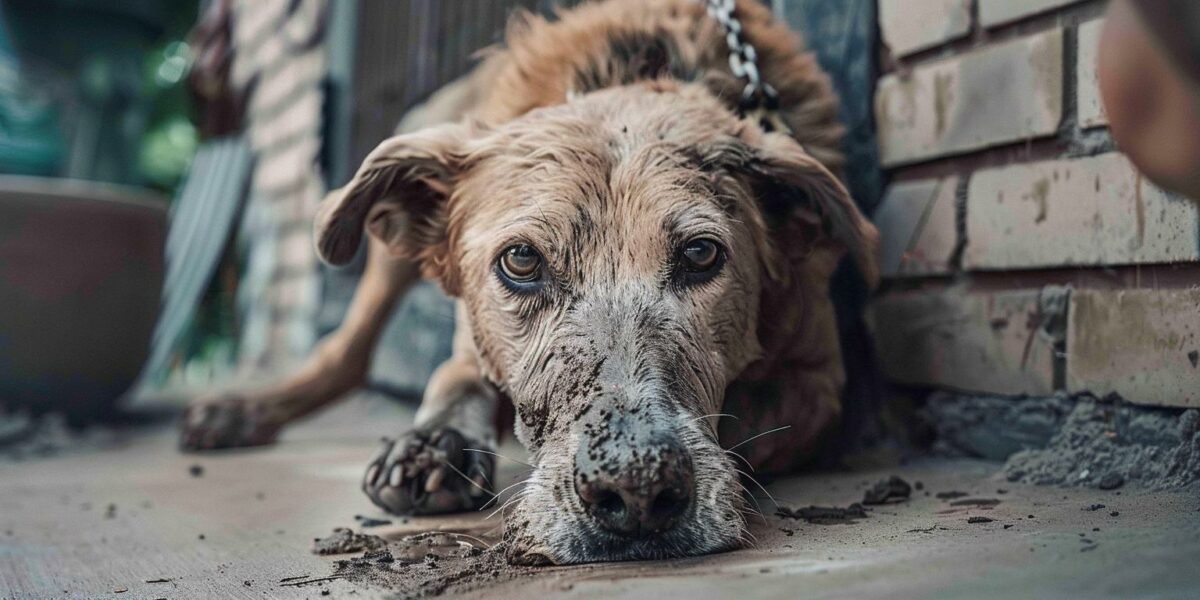 Rescuers' Hearts Melted When They Discovered This Dog's Six-Year Ordeal