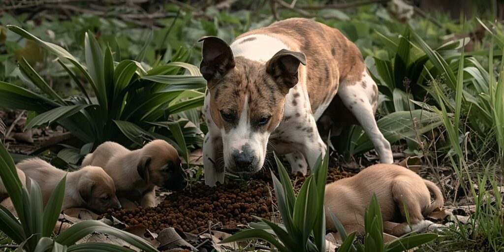 Emotional Rescue: Stray Dog Leads Rescuer to Hidden Puppies in Heart ...