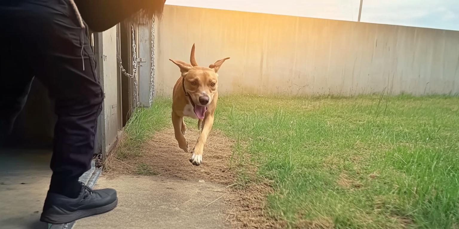 Abused Dog's Unbelievable Journey From Chains to Freedom Will Melt Your ...