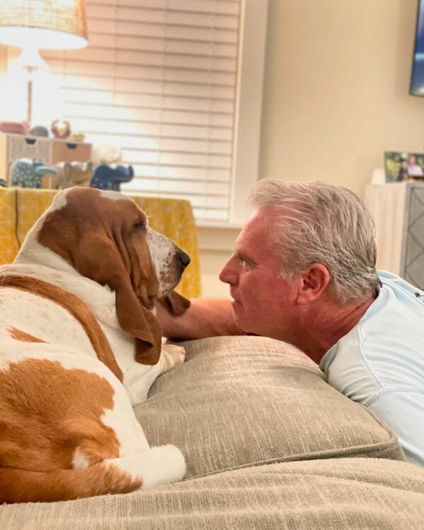 Man's Heart Melts When He Meets This Irresistible Basset Hound Puppy-1