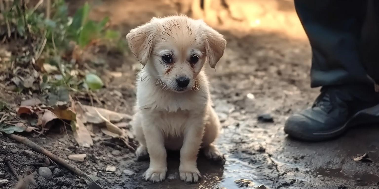 This Abandoned Puppy Was Searching For His Mom, What Happened Next Will ...