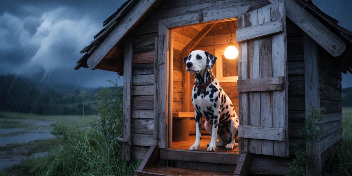 Domino finds hope in the storm: A Dalmatian's journey from abandonment to a loving home.